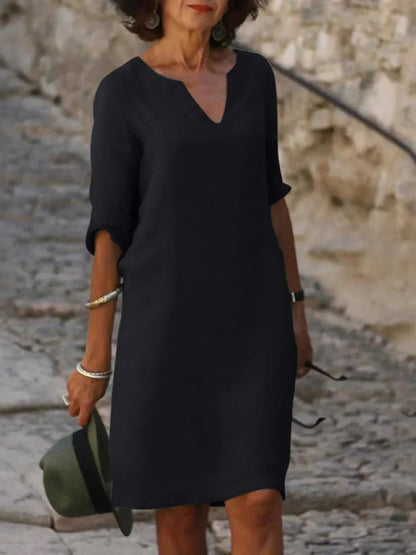 Elegant Summer Midi Dress | Women's Regular Fit 1