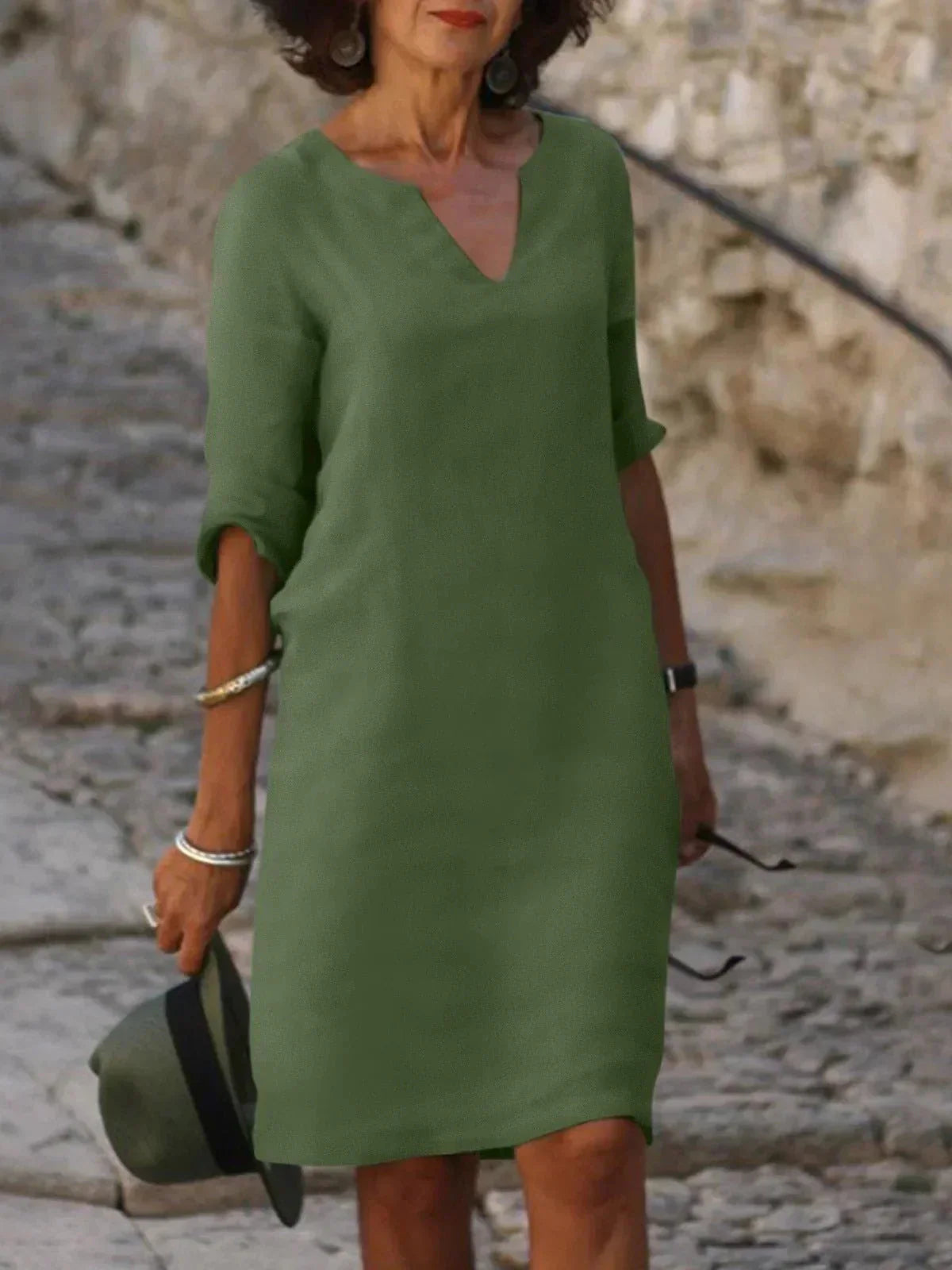 Elegant Summer Midi Dress | Women's Regular Fit 2