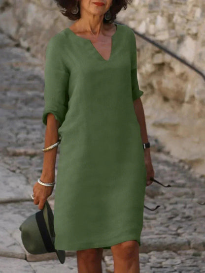 Elegant Summer Midi Dress | Women's Regular Fit 2
