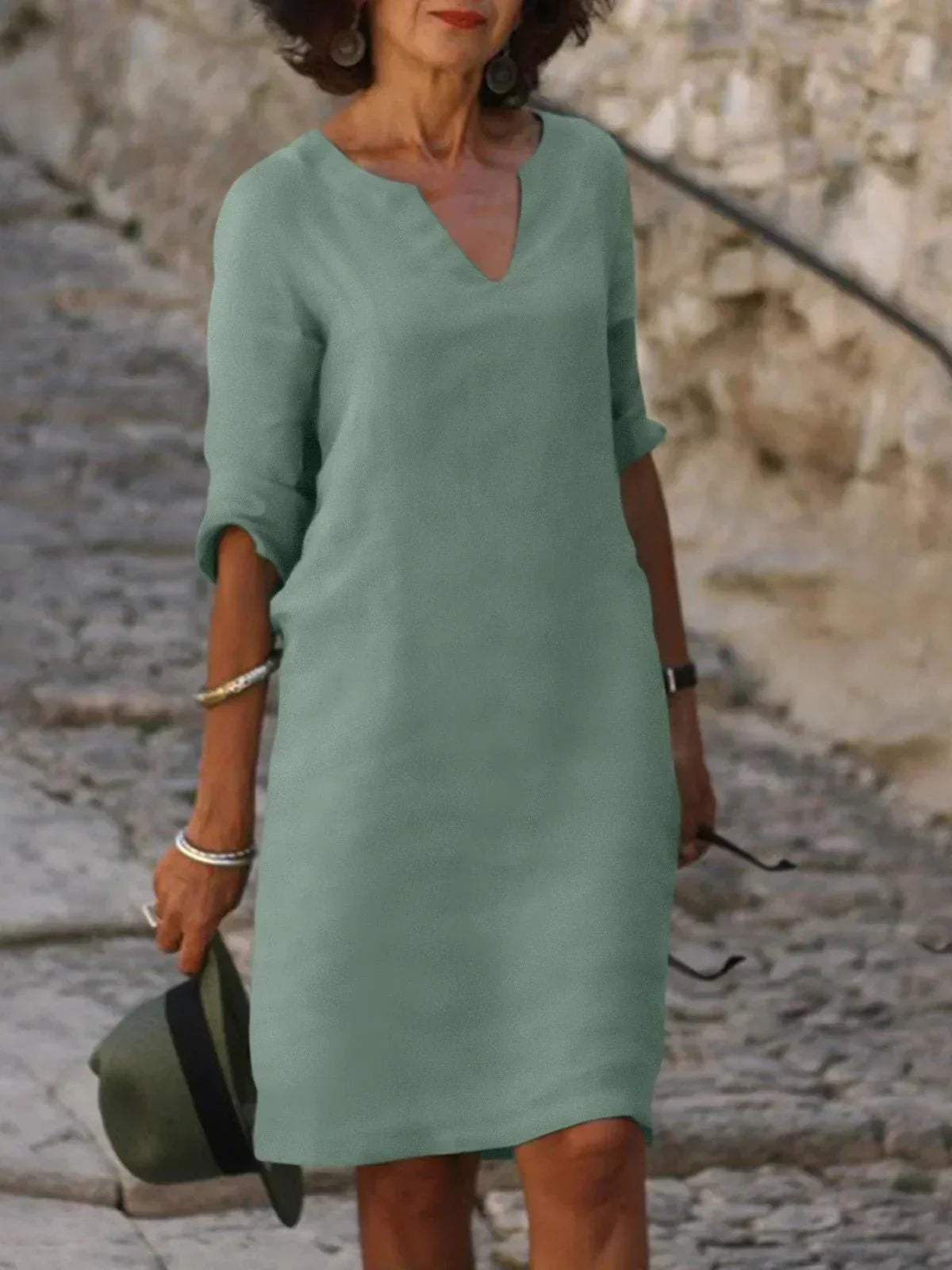 Elegant Summer Midi Dress | Women's Regular Fit 3