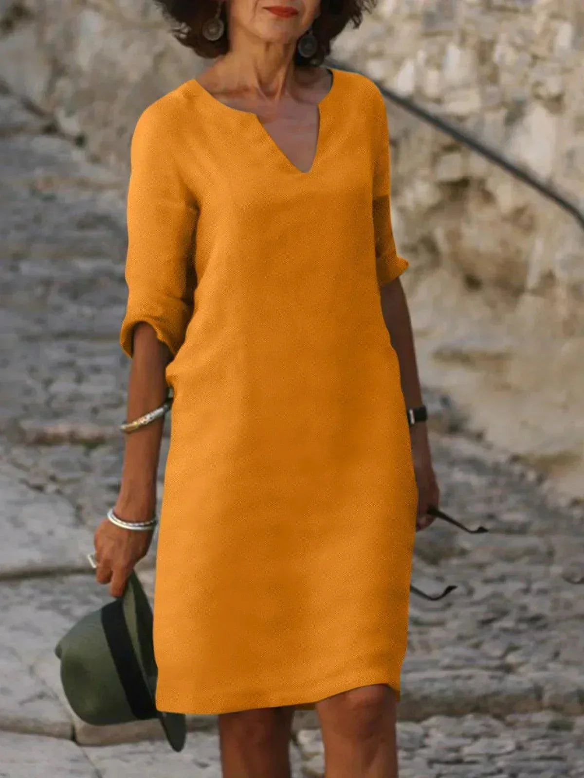 Elegant Summer Midi Dress | Women's Regular Fit 4