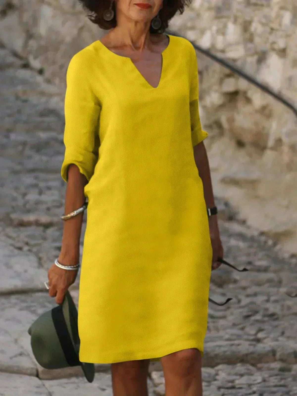 Elegant Summer Midi Dress | Women's Regular Fit 7