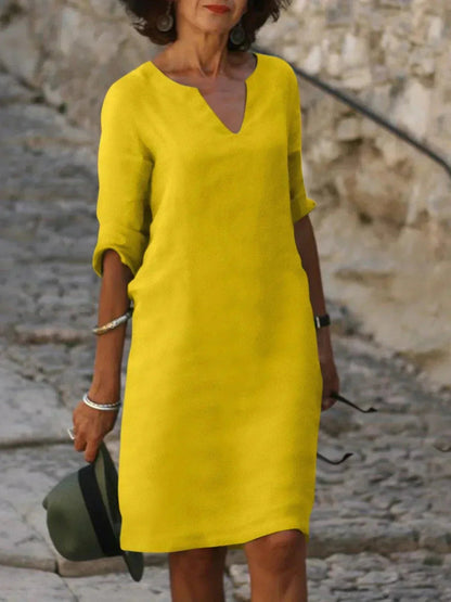 Elegant Summer Midi Dress | Women's Regular Fit 7