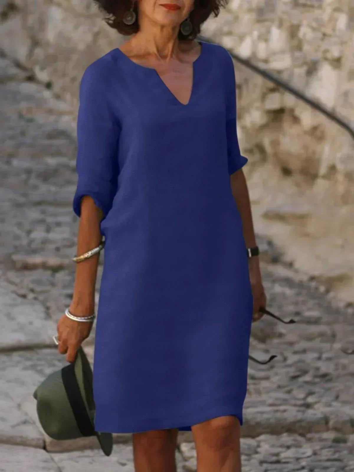 Elegant Summer Midi Dress | Women's Regular Fit 8