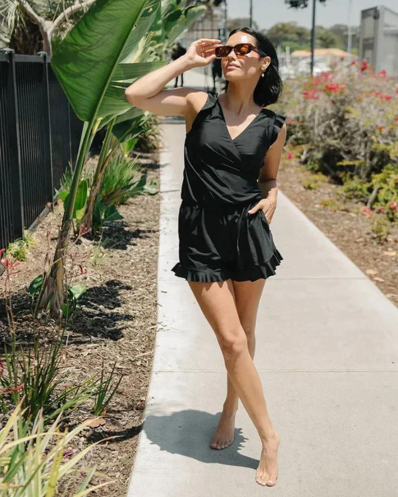 Elegant V-Neck Women's Swimsuit | Fashionable Swimwear 4