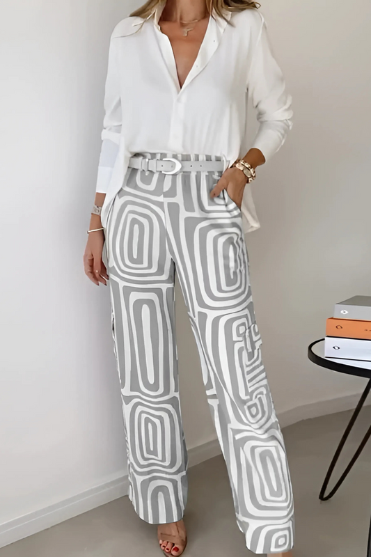 Elegant Women's Office Set | Two-Piece Outfit 0