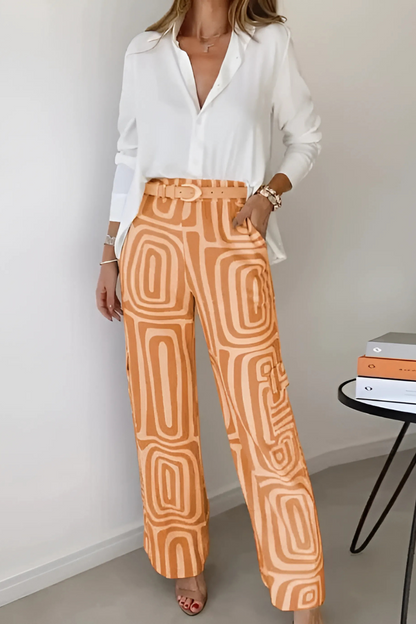 Elegant Women's Office Set | Two-Piece Outfit 1