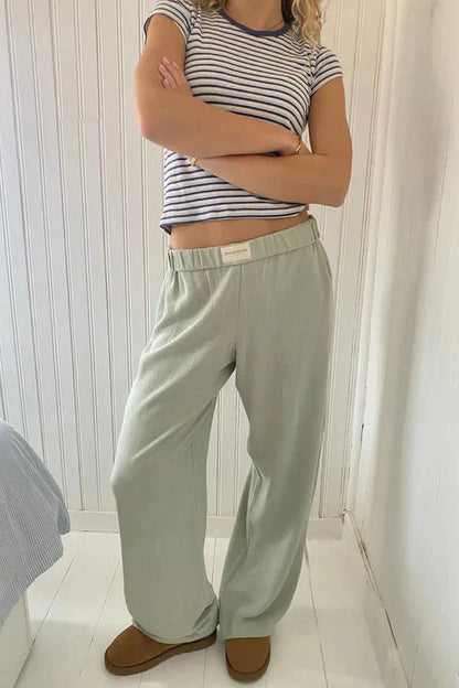 Elke | Women's Striped Summer Trousers 11