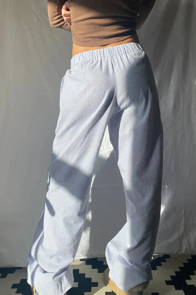 Elke | Women's Striped Summer Trousers 4