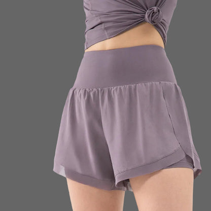 Elvira High Waist 2-in-1 Sport Shorts | Women's Athletic Shorts 2