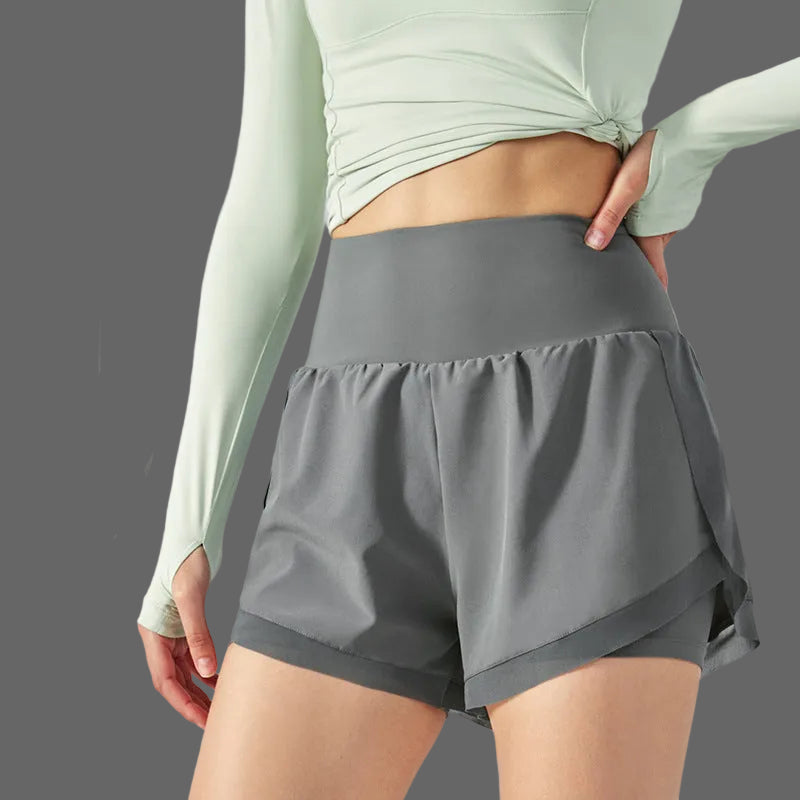 Elvira High Waist 2-in-1 Sport Shorts | Women's Athletic Shorts 3