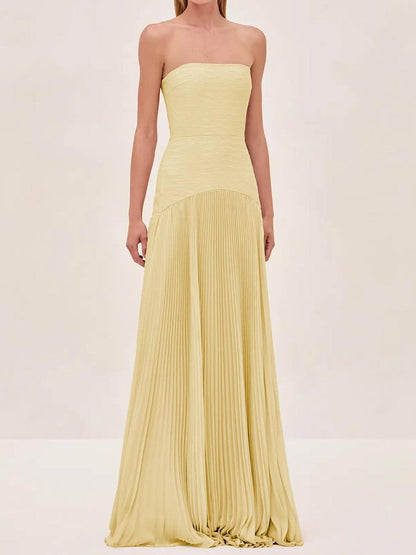 Elysian Reverie | Women's Maxi Dress Solid Color Size M Rib Knit 0
