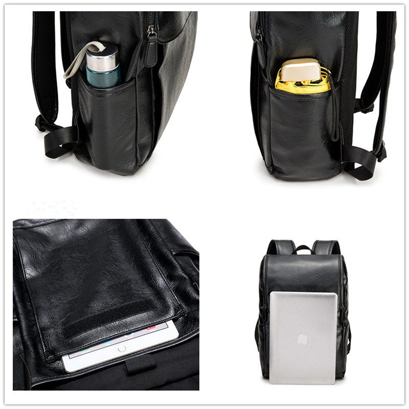 Executive Leather Backpack Brown 45x29x11 cm Eco-friendly Leather 5