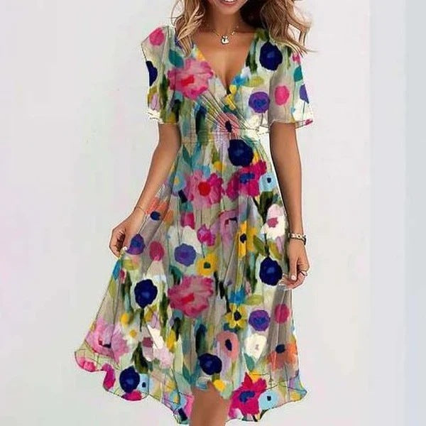 Feminine Wrap Dress | Women's Summer Dress 1