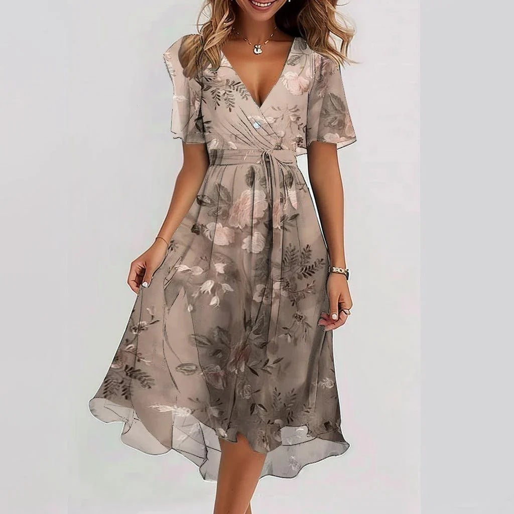Feminine Wrap Dress | Women's Summer Dress 4