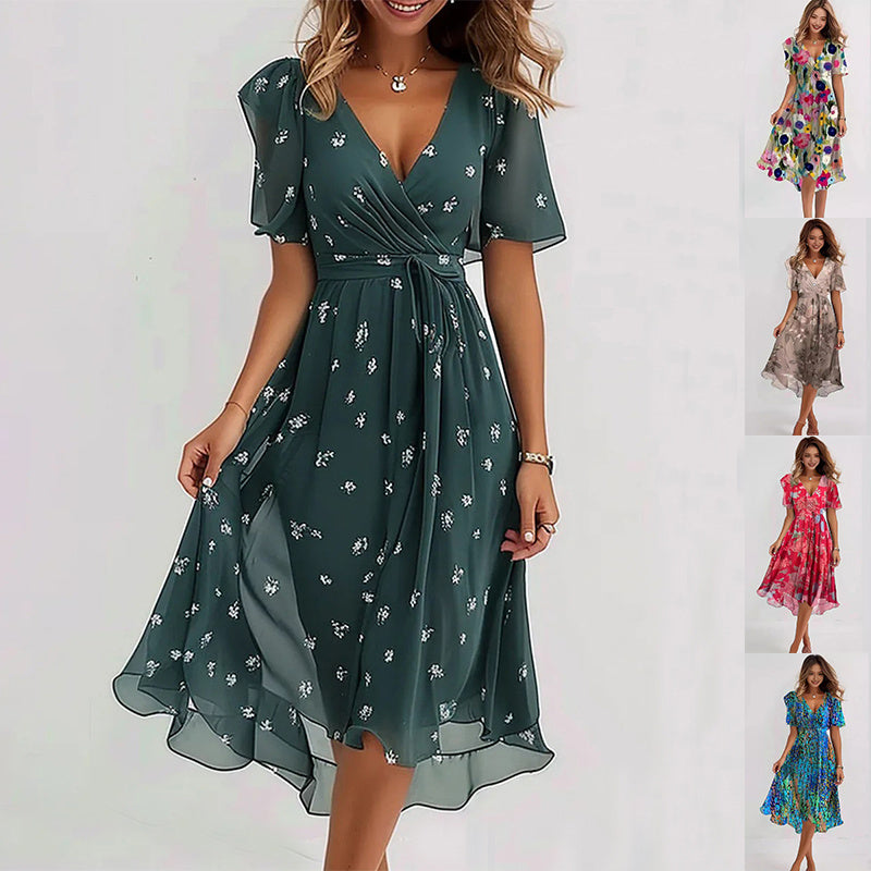 Feminine Wrap Dress | Women's Summer Dress 5
