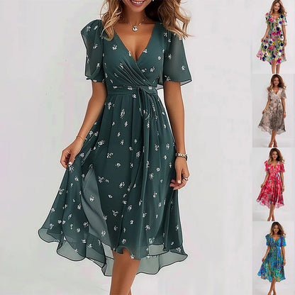 Feminine Wrap Dress | Women's Summer Dress 5