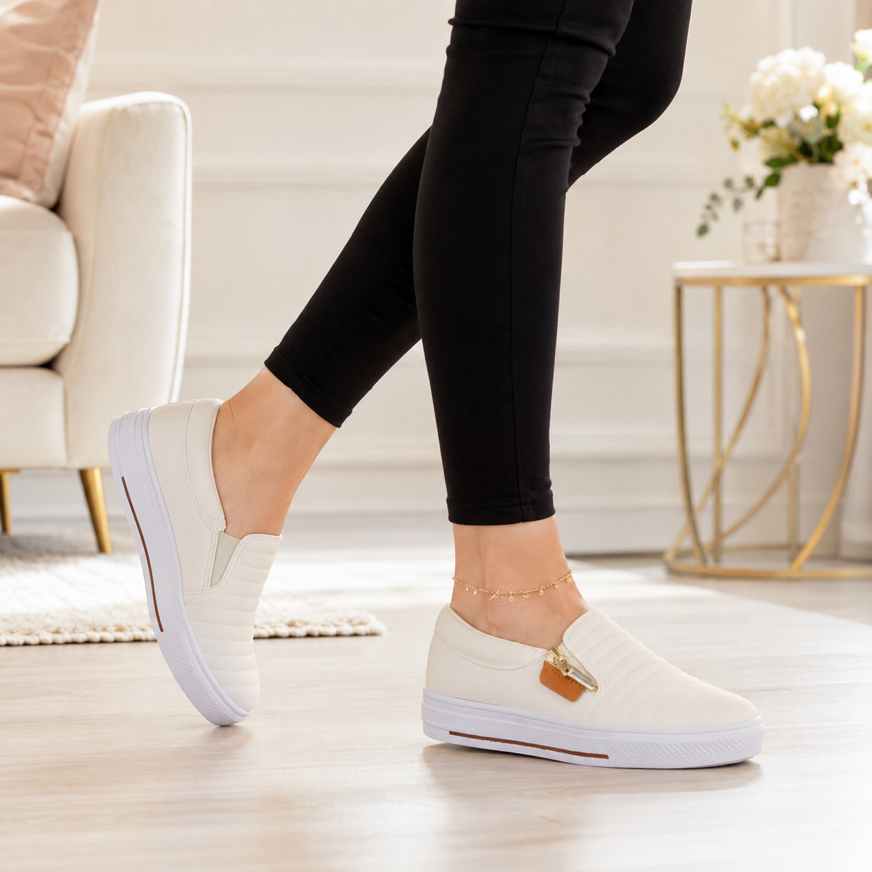 Ferrazi Flexible Anatomical Slip-On Sneakers for Women 0