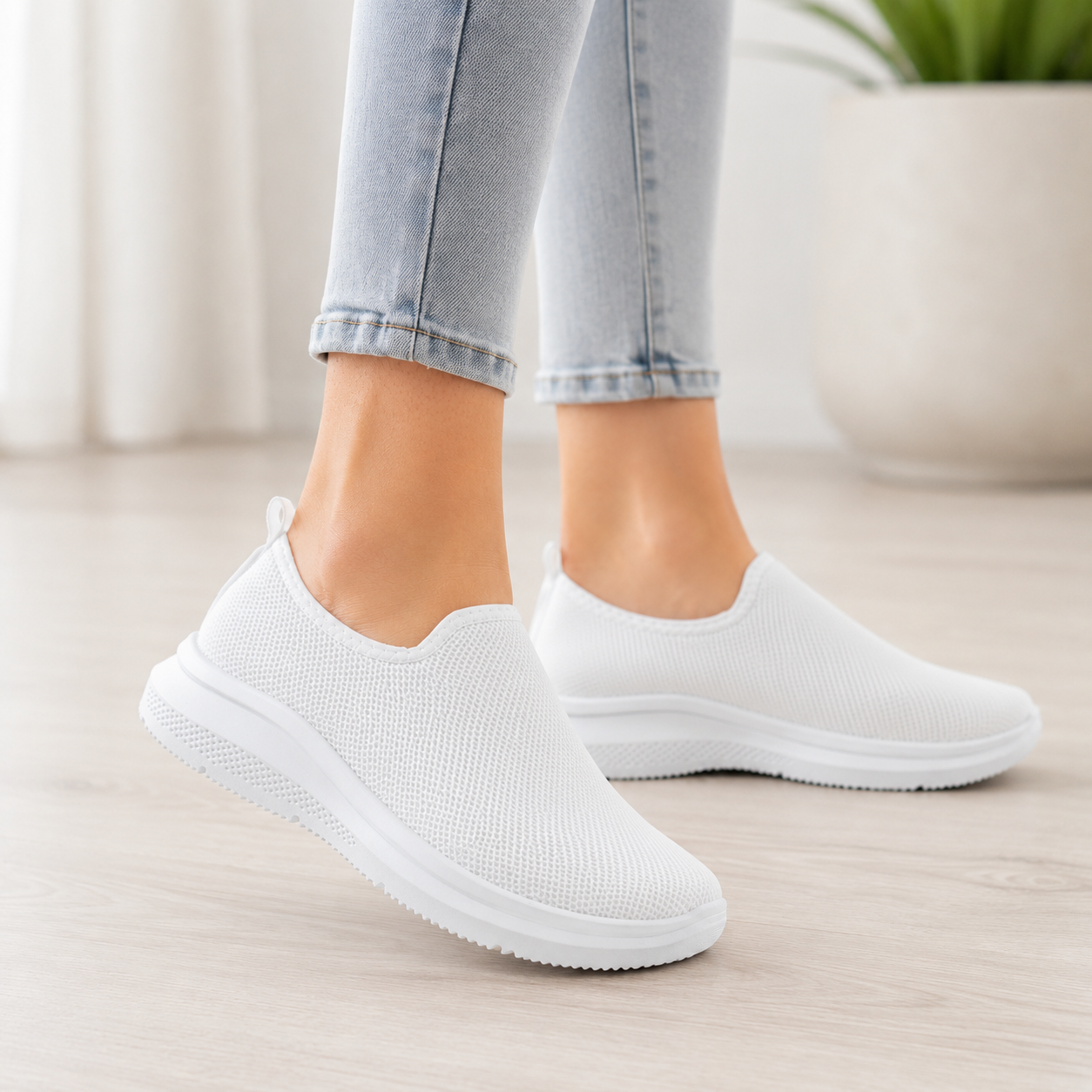 Ferrazi Knit Slip-On Sneakers | Women's Lightweight Shoes 3