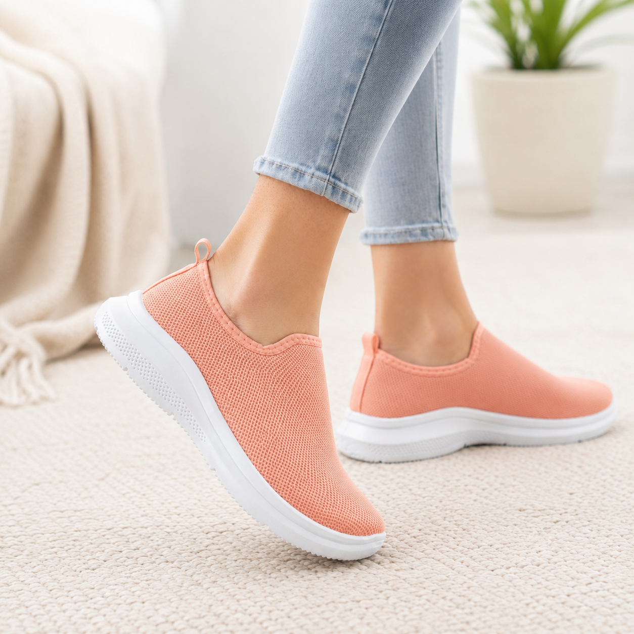 Ferrazi Knit Slip-On Sneakers | Women's Lightweight Shoes 4