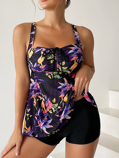 Floral Tankini Set | Women's Swimsuit 1