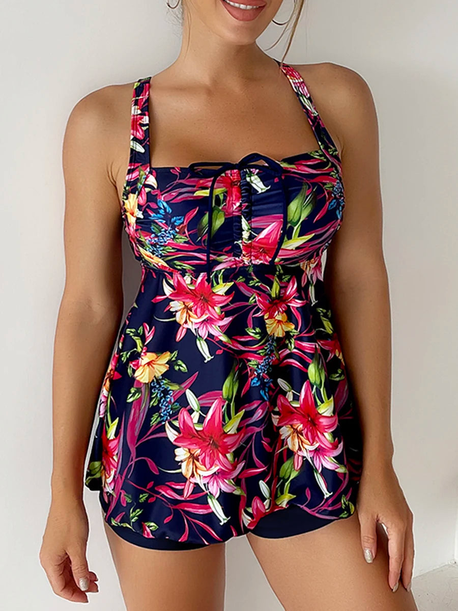 Floral Tankini Set | Women's Swimsuit 3