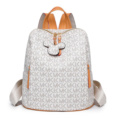 Genuine Leather Backpack | Women's Stylish Bag with Compartments 1
