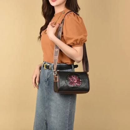 Genuine Leather Crossbody Bag | Adjustable Tote for Women 2