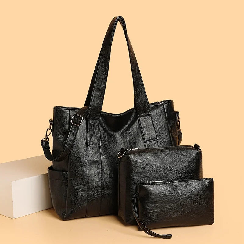 Genuine Leather Women's Shoulder Bag | Classic Handbag 2