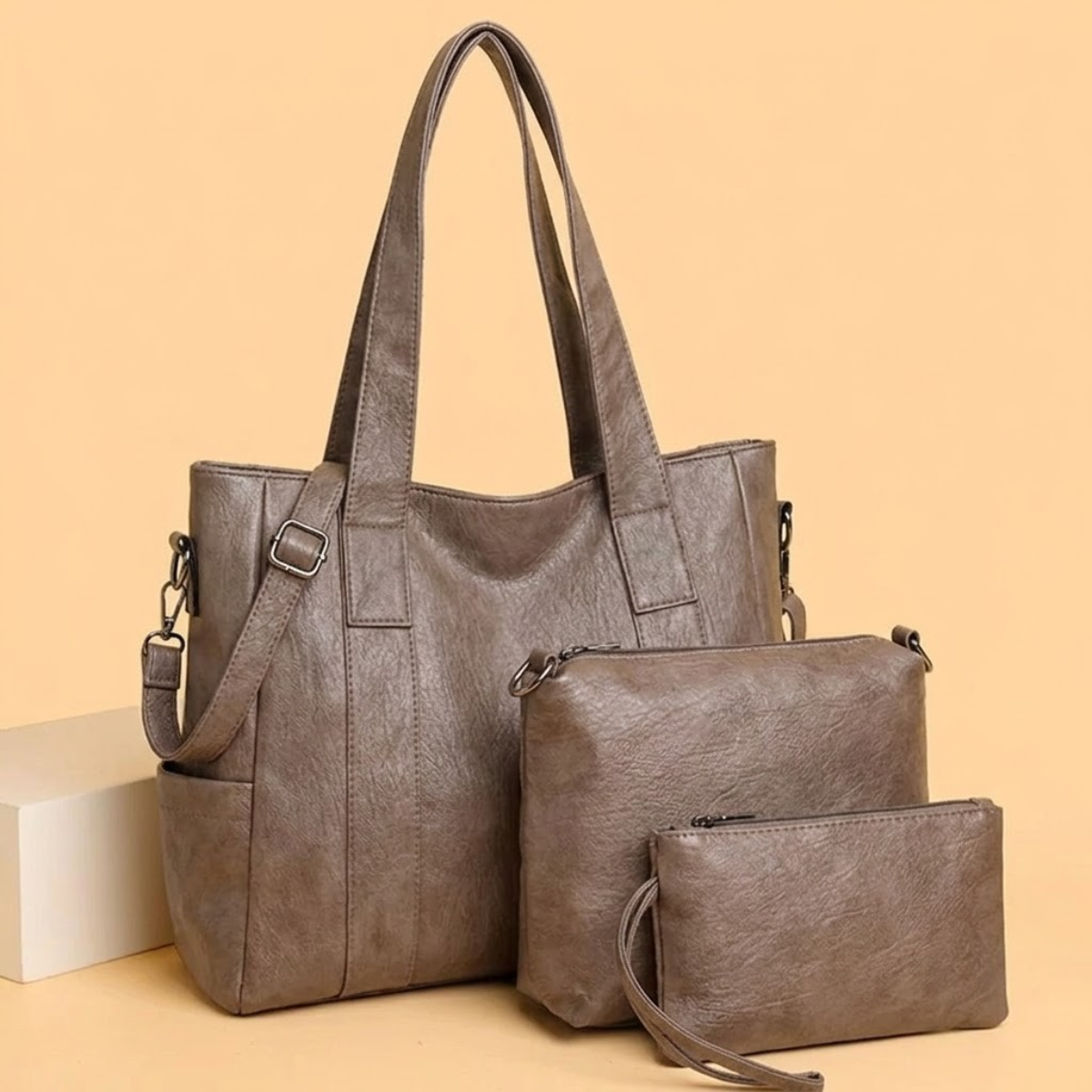Genuine Leather Women's Shoulder Bag | Classic Handbag 4