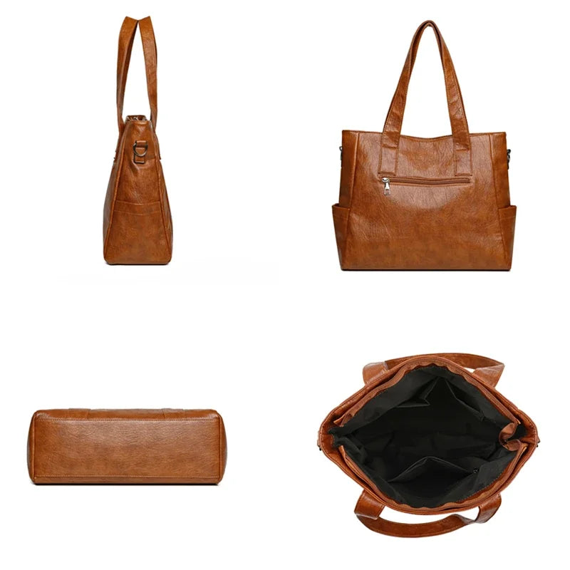 Genuine Leather Women's Shoulder Bag | Classic Handbag 6