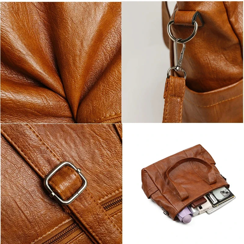 Genuine Leather Women's Shoulder Bag | Classic Handbag 7