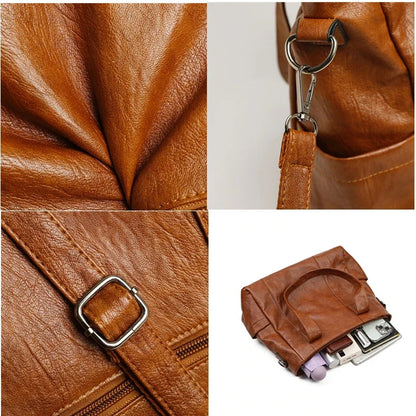 Genuine Leather Women's Shoulder Bag | Classic Handbag 7