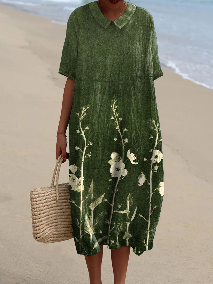 Hannah Floral V-Neck | Women's Summer Dress 3