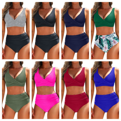 High Waisted Bikini Set | Women's Figure-Shaping Swimwear 1