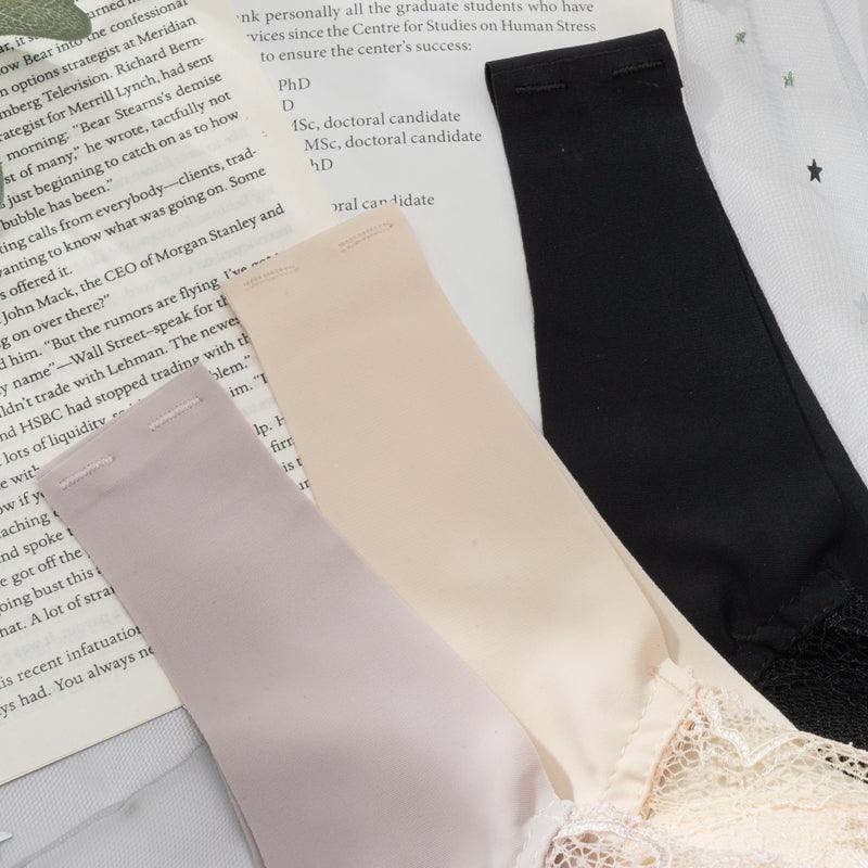 Ice Silk Bra with Front Closure and Lace Details 3