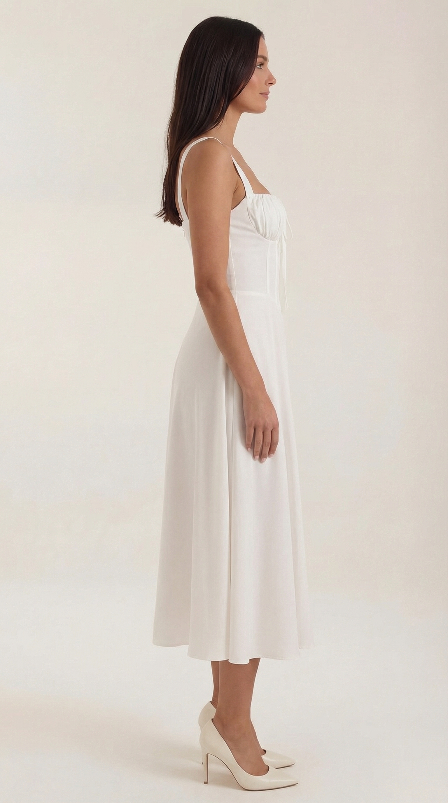 Jade Floral Midi Dress | Elegant A-Line Design for Women 1