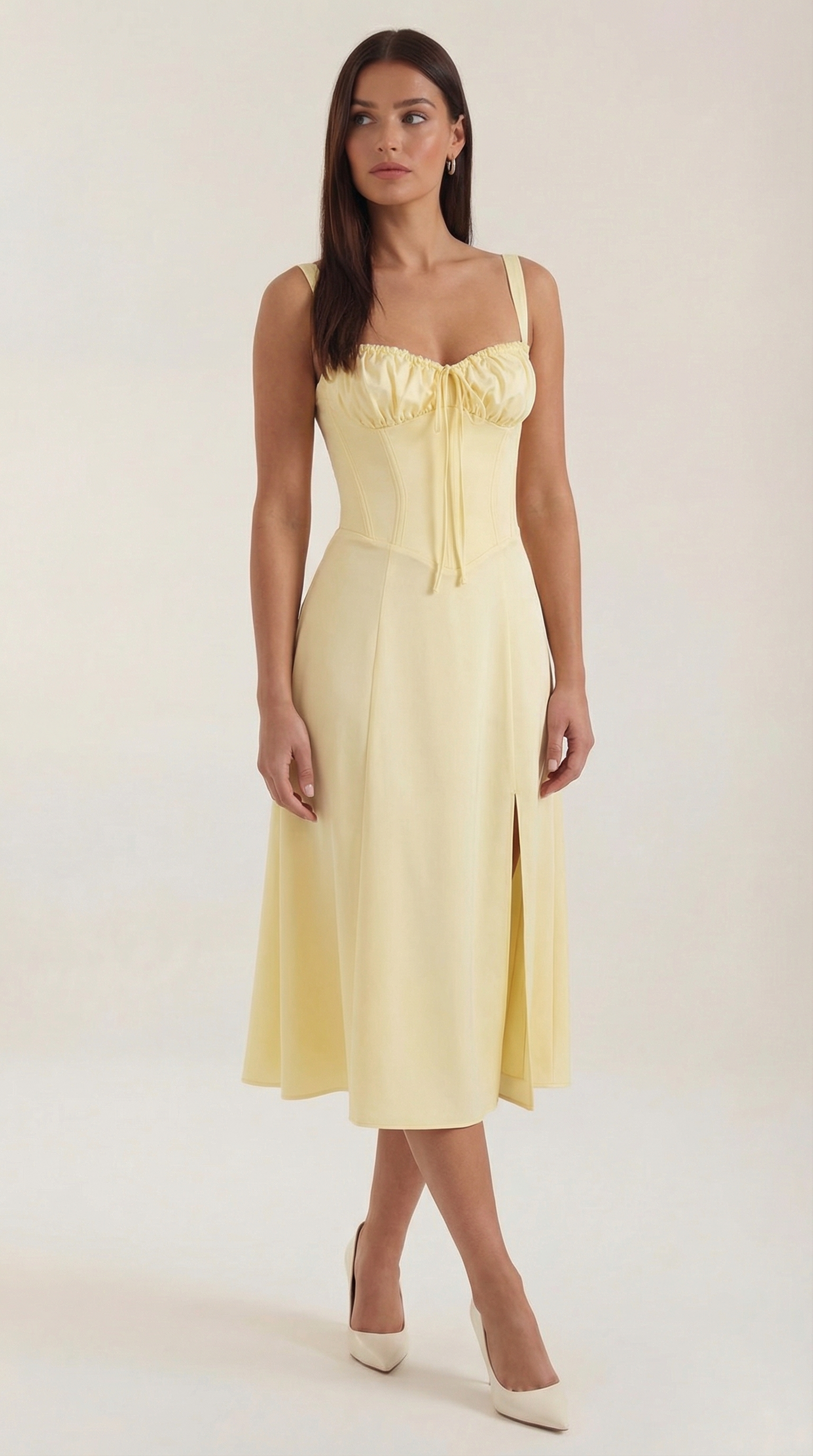 Jade Floral Midi Dress | Elegant A-Line Design for Women 11