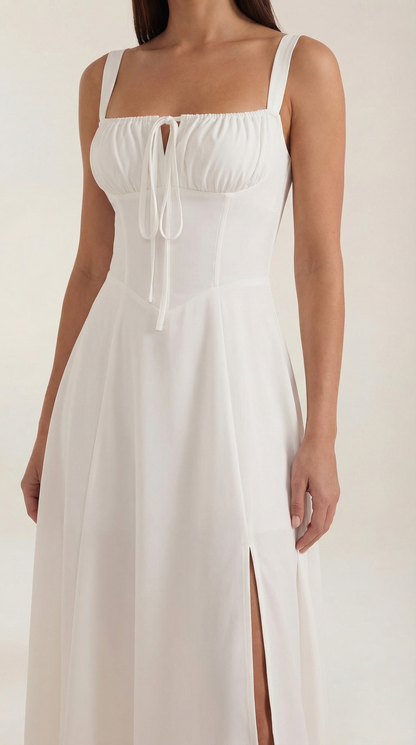 Jade Floral Midi Dress | Elegant A-Line Design for Women 2