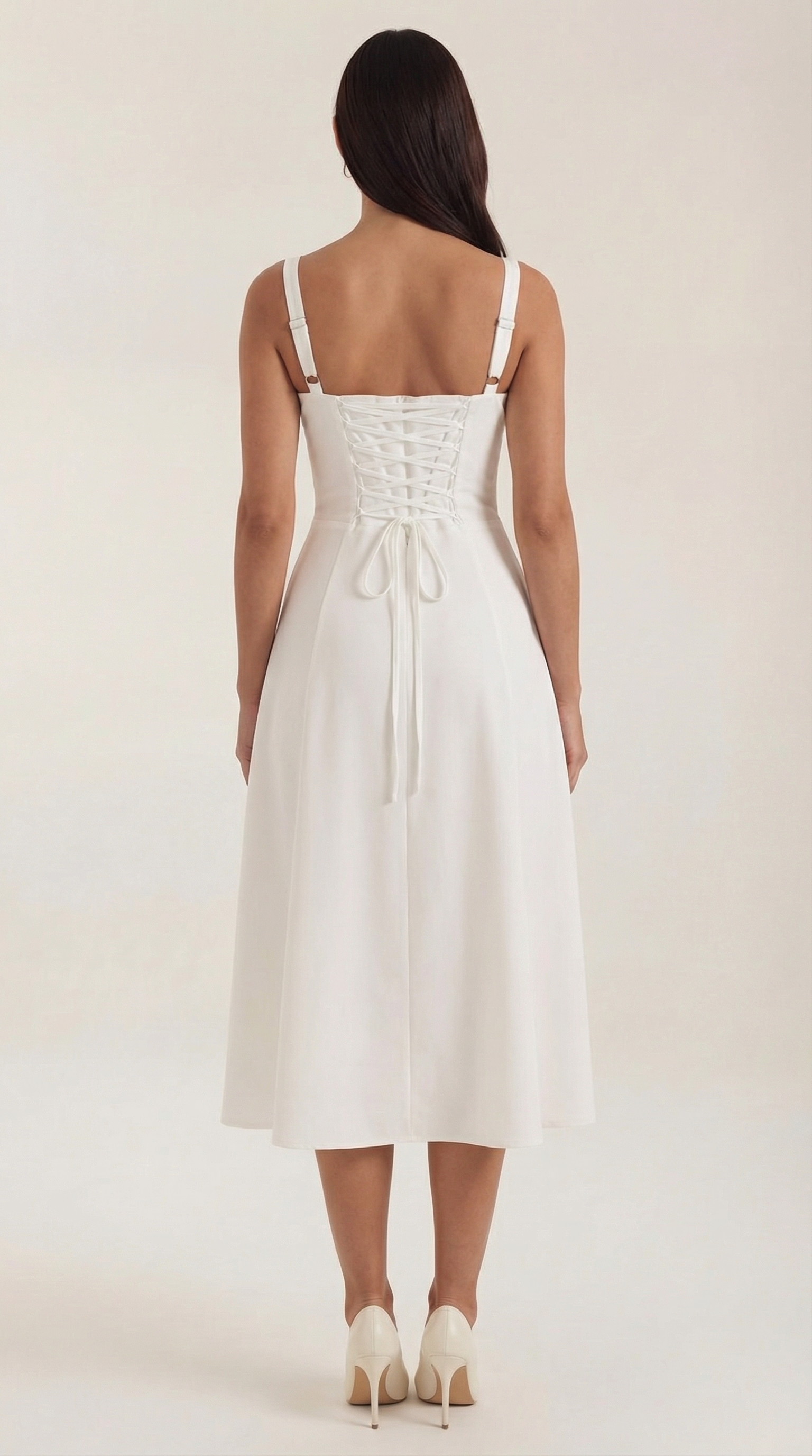 Jade Floral Midi Dress | Elegant A-Line Design for Women 3