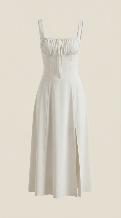 Jade Floral Midi Dress | Elegant A-Line Design for Women 4