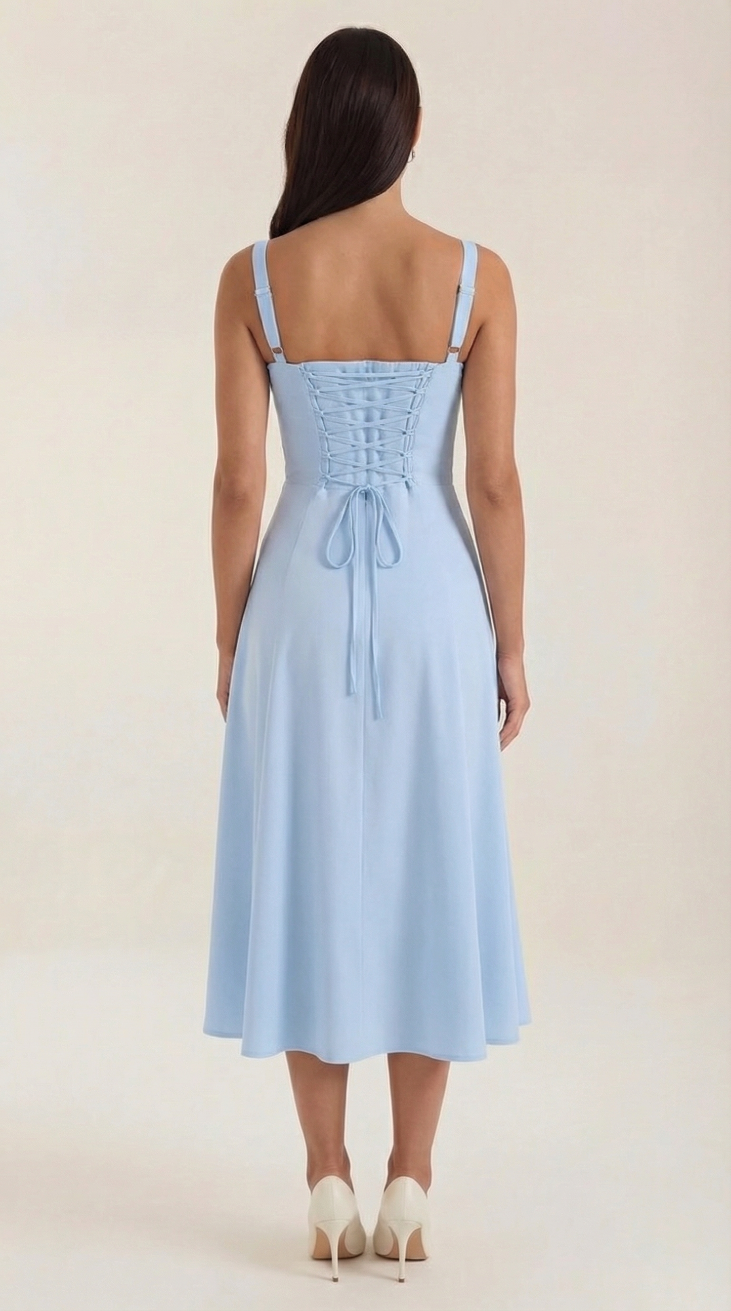 Jade Floral Midi Dress | Elegant A-Line Design for Women 8