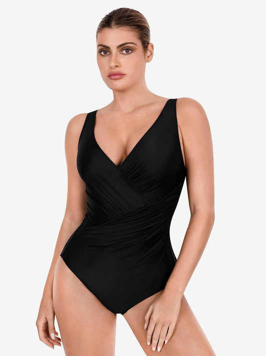 Juliana Modern Deep V-Neck Shaping Swimsuit 0