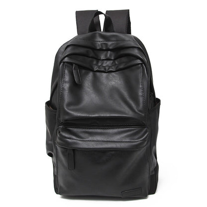 Leather Backpack Brown Size L Genuine Leather 2