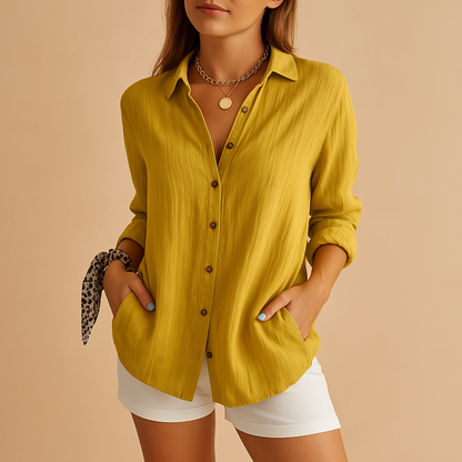 Lightweight Long Sleeve Blouse | Women's Summer Tops 7