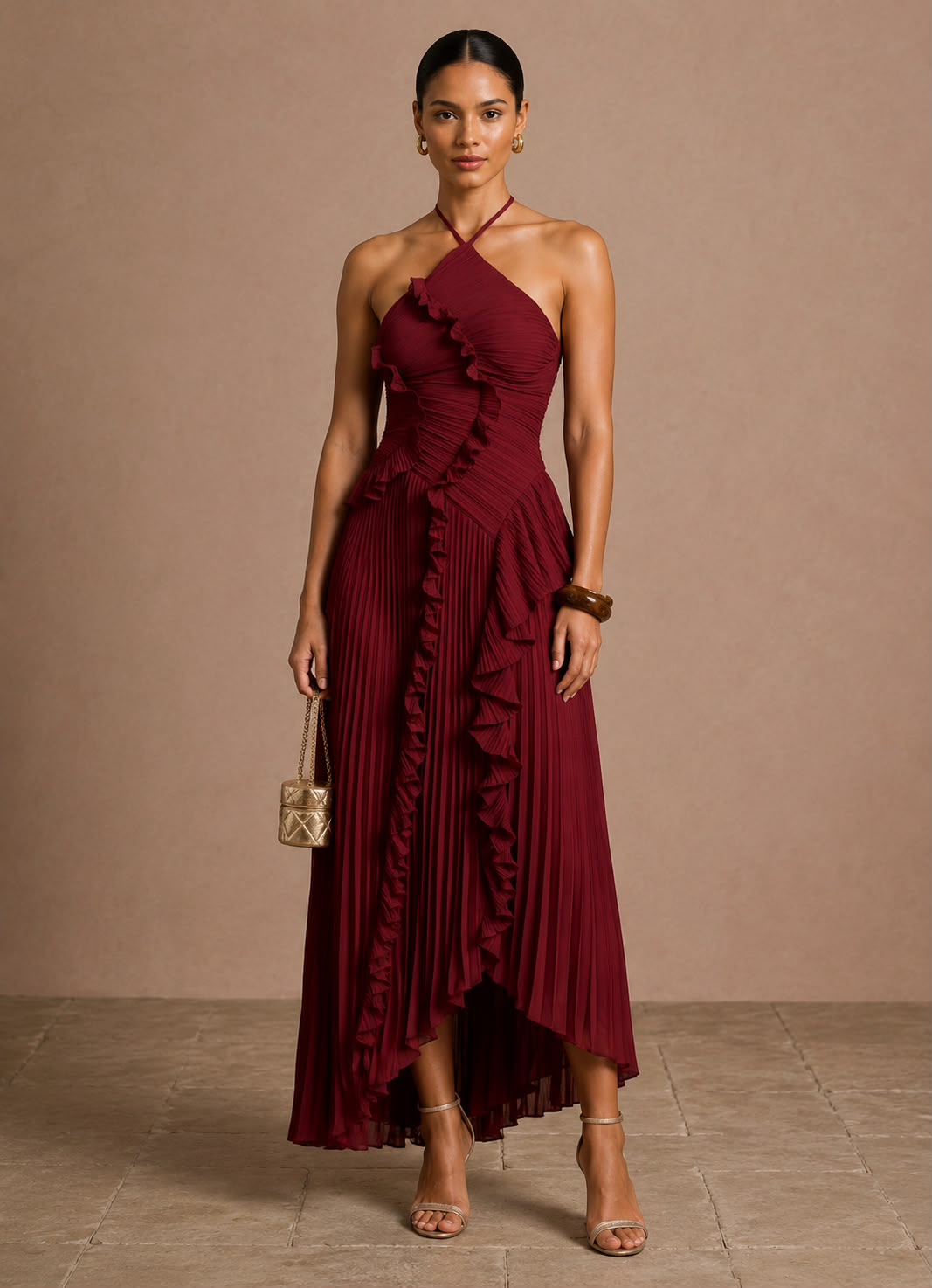 Lilac Asymmetrical Ruffle Dress | Women's Summer Dress 11