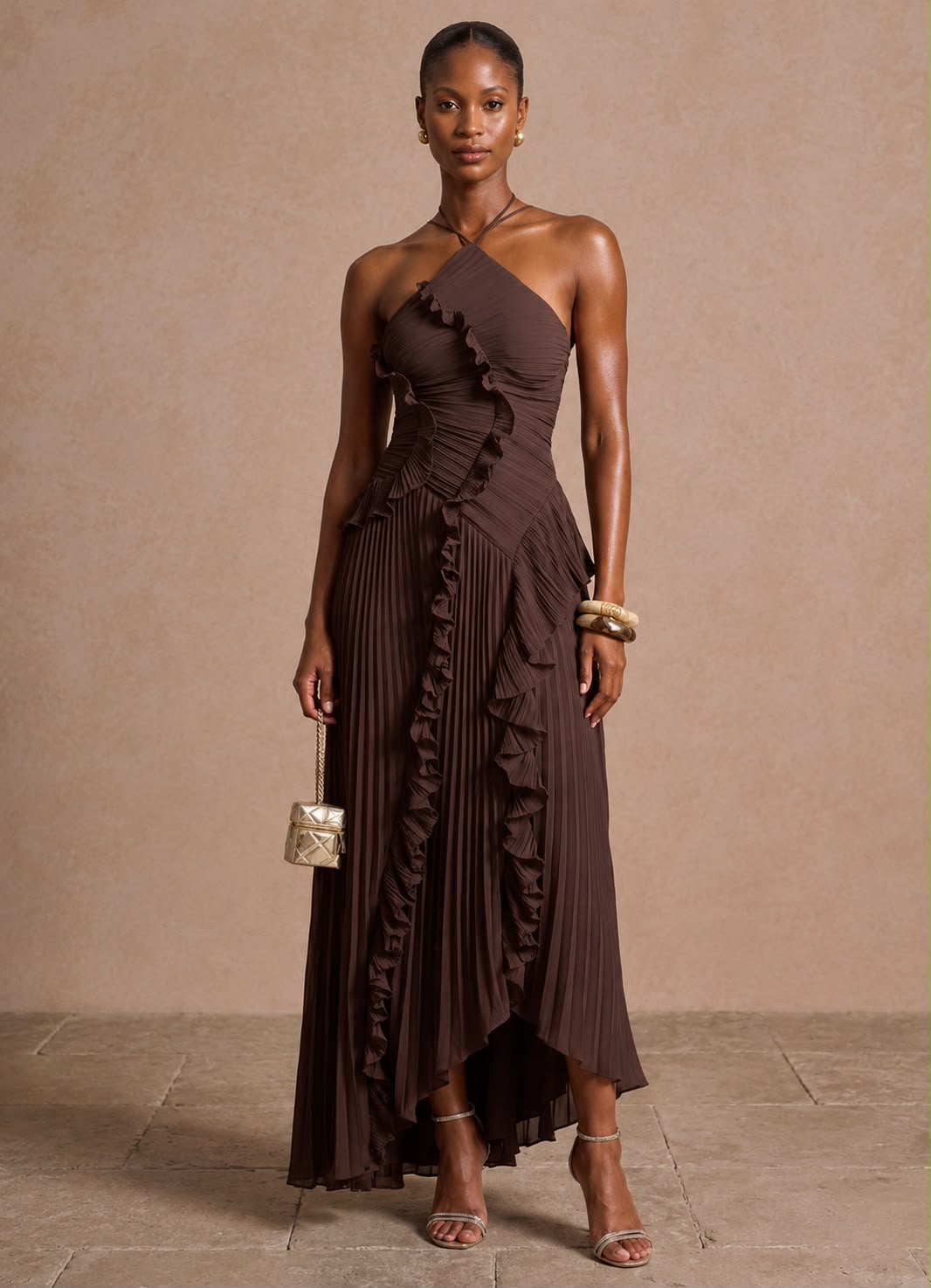 Lilac Asymmetrical Ruffle Dress | Women's Summer Dress 13