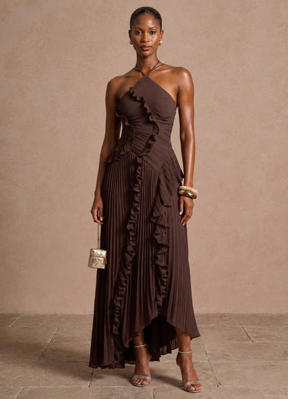 Lilac Asymmetrical Ruffle Dress | Women's Summer Dress 13