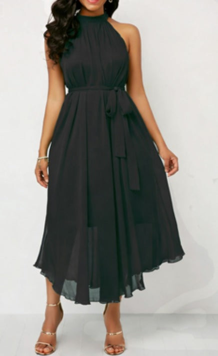 Lilah | Elegant Midi Dress for Women with Flared Bottom 0