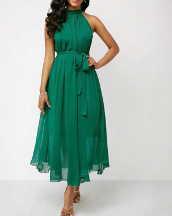 Lilah | Elegant Midi Dress for Women with Flared Bottom 2